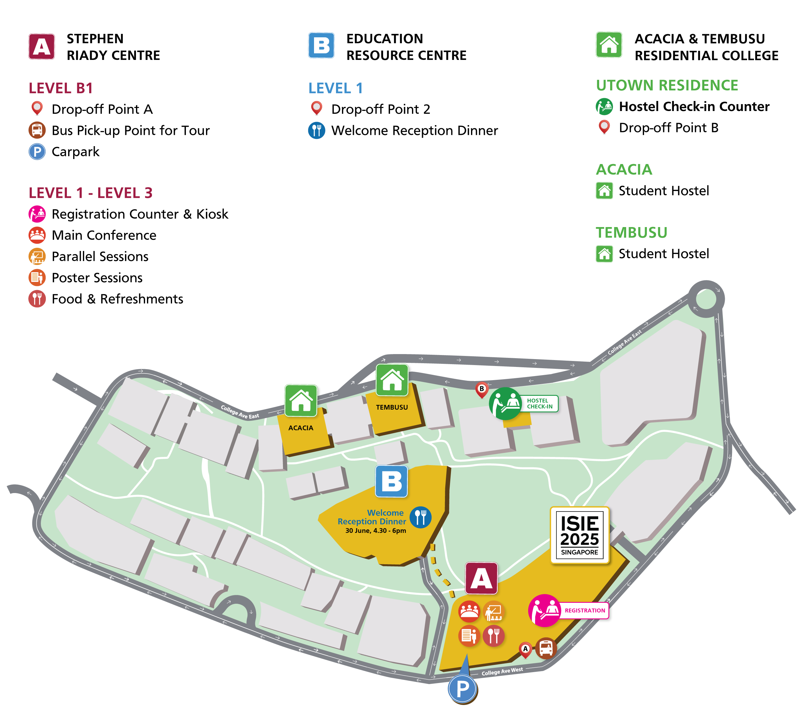 ISIE Venue Map