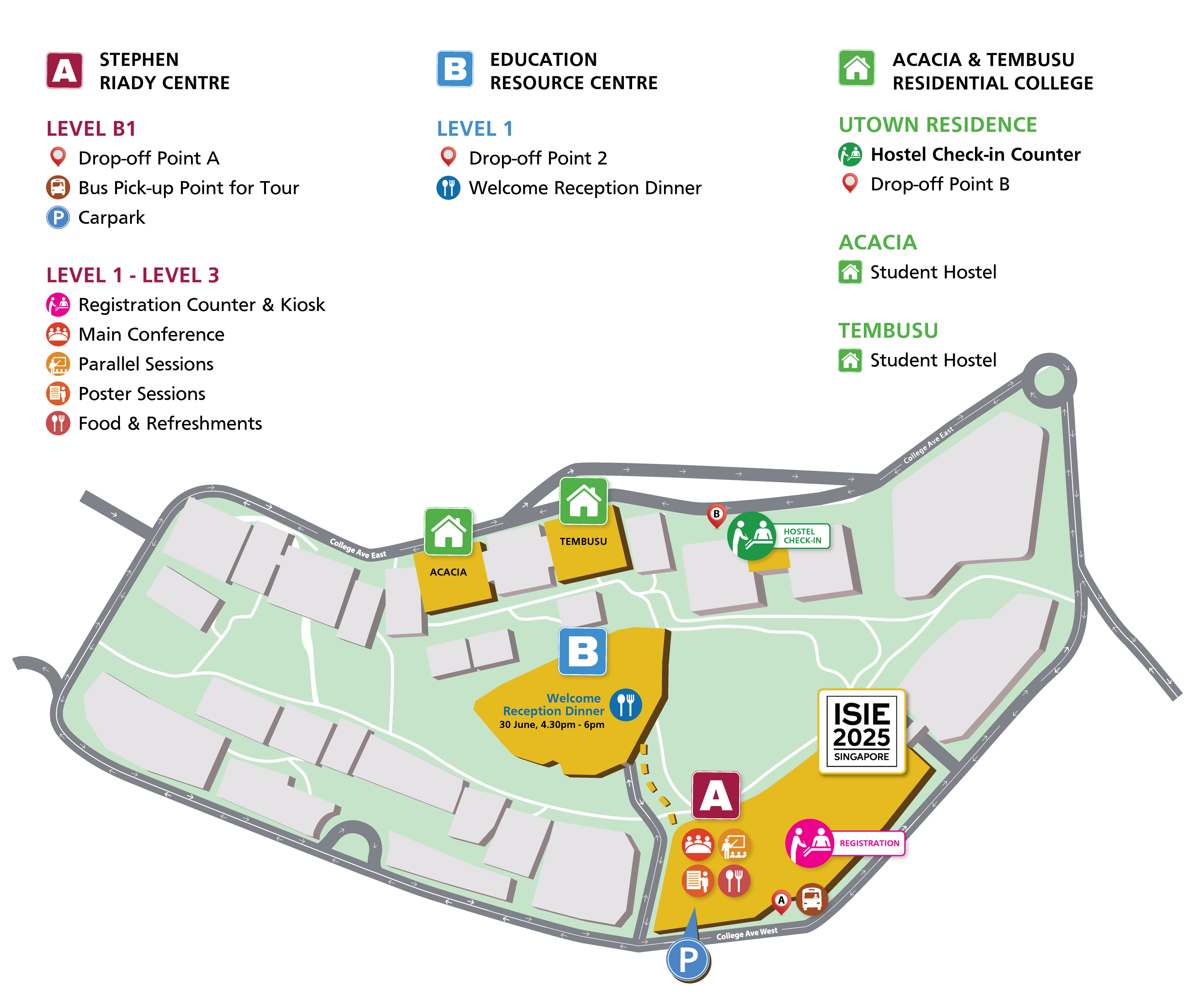 ISIE Venue Map