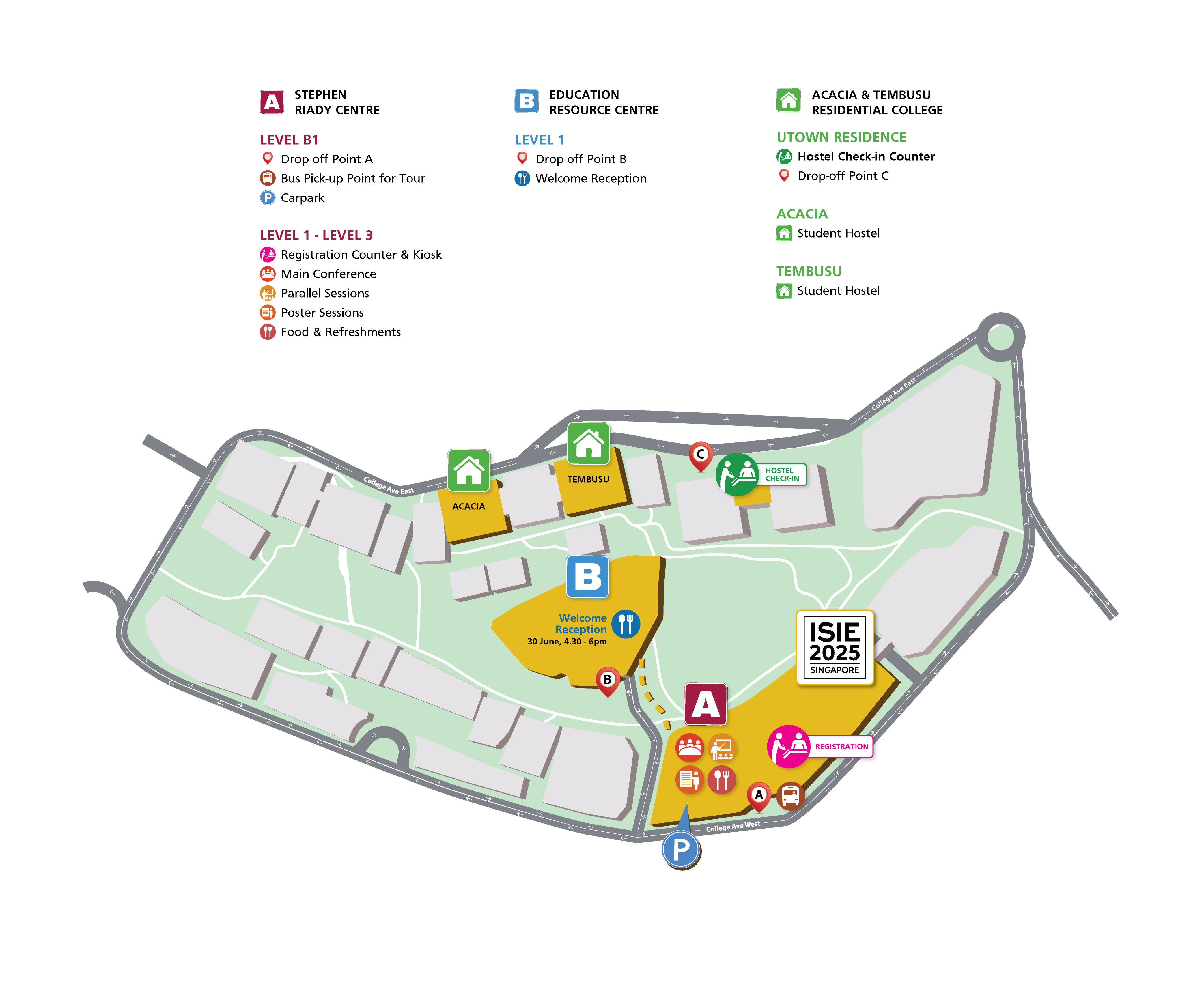 ISIE Venue Map